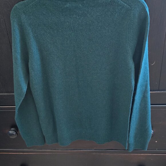 NWT Charter Club Dark Green Crewneck Cashmere Sweater Size Small S Org $159 - Picture 4 of 4